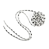 Polka Dot Pattern Fabric Rose Tie Choker Necklaces for Women LS-NJEW-Z022-01C-2