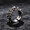Alloy Skull Rivet Cuff Open Rings WGF9BFE-01-1