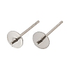304 Stainless Steel Stud Earring Findings STAS-D370-02P-02-1