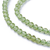 Natural Peridot Beads Strands G-F619-06-2mm-3