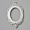 Zinc Alloy Pendant Cabochon Settings FIND-WH050-70AS-2