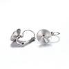 Tarnish Resistant 304 Stainless Steel Leverback Earring Findings STAS-N0014-63P-1