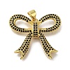 Rack Plating Brass Micro Pave Cubic Zirconia Charms KK-G500-14C-G-1