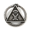 Sigil of Lucifer 316 Surgical Stainless Steel Pendants STAS-E212-77AS-1