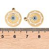 304 Stainless Steel Enamel Pendants STAS-Z190-06G-03-3