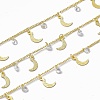 Handmade Brass Curb Chains CHC-F015-19G-1