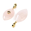 Natural Rose Quartz Pendants GG-CBA1AE1-02G-04-2