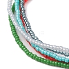 Seed Beads Multi-strand Stretch Bracelets for Women BJEW-JB10544-3