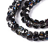 Electroplate Glass Beads Strands EGLA-T021-20B-3