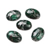 Natural Malachite Cabochons G-E464-42Q-1