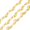 304 Stainless Steel Moon Link Chains CHS-C021-03G-G-1