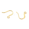 Brass Earring Hooks X-KK-F824-012G-2