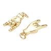 Rack Plating Brass Pendants KK-CBAB1AF-05G-2