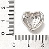Rack Plating Brass Micro Pave Cubic Zirconia Pendants KK-I722-04P-V-3