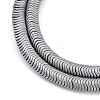 Electroplated Synthetic Non-magnetic Hematite Beads Strands G-H020-M01-26-3