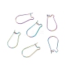 Ion Plating(IP) 316 Surgical Stainless Steel Hoop Earrings Findings STAS-F149-32M-A-4