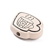 Spray Painted Alloy Beads FIND-C064-01D-2