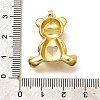 Rack Plating Brass Micro Pave Cubic Zirconia Pendants KK-L226-006G-06-3