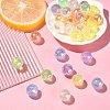 30Pcs Rainbow Iridescent Plating Acrylic Beads TACR-CJ0001-52-5