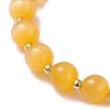 4Pcs Cat Eye Beads Stretch Bracelets for Women BJEW-TA00691-6