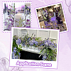 12Pcs Silk Fabric & Plastic Simulation Hyacinth AJEW-SC0031-57-6