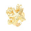 Ocean Brass Cuff Open Rings RJEW-Z129-01G-02-4