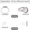 Unicraftale DIY Finger Rings Making Kits STAS-UN0016-27B-5