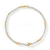 Glass Seed Beads & CCB Beads Stretch Bracelets TB4137-36-1