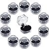 Transparent Plastic Ring Boxes LS-OBOX-CA0001-001A-1