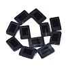 Dyed & Heated Natural  Black Agate Beads Strands G-T144-25B-02-2