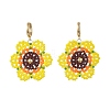 Glass Seed Bead Hoop Dangle Earrings EJEW-MZ00772-3