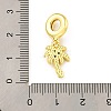 Rack Plating Brass Micro Pave Cubic Zirconia Pendant KK-H456-11G-3