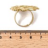 Adjustable 304 Stainless Steel Open Cuff Ring Components X-STAS-P403-01G-G-3