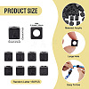 150Pcs Opaque Acrylic European Beads SACR-TA0001-59A-4