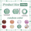 120Pcs Acrylic European Beads OACR-SP0002-27-2