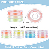 12 Rolls 12 Colors 1-Ply Polycotton(Polyester Cotton) Embroidery Floss TOOL-WH0051-64A-2