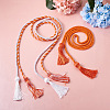 6Pcs 3 Style Polyester Tassel Big Pendant Decorations FIND-TA0001-50-3