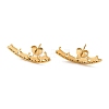 304 Stainless Steel Stud Earrings LS-EJEW-H095-03G-1