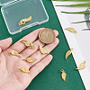10Pcs 5 Styles Brass Pendants & Charms KK-PH0013-89-3