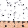 Electroplate Glass Cylinder Beads SEED-Q036-01A-B04-4