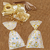 50Pcs 2 Styles Gold Stamping Star OPP Cellophane Gift Bags ABAG-LP0001-54-3