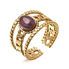 304 Stainless Steel Cuff Open Rings RJEW-F213-03G-08-4