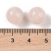 Natural Rose Quartz No Hole Sphere Beads G-K353-04A-01-3