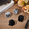 4Pcs 2 Colors Polyester Door Handle Covers AJEW-FG0003-88-5