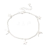 304 Stainless Steel Charm Bracelets BJEW-K305-14S-4