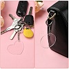 50Pcs 5 Styles Transparent Acrylic Disc Big Pendants TACR-YW0008-09-5