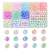 Transparent & Two Tone Opaque Acrylic Beads SACR-FS0001-24-1