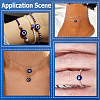 Handmade Evil Eye Lampwork Beads Strands LAMP-PA0001-50B-5