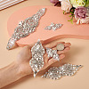 Biyun 5Pcs 3 Style Glass Crystal Hotfix Rhinestone DIY-BY0001-26-13