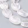 Natural Quartz Crystal Bead Strands G-O162-22-13x18mm-3